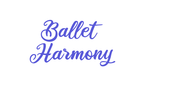 Ballet Harmony Font