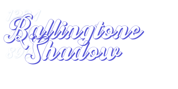 Ballingtone Shadow font