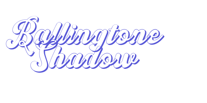 Ballingtone Shadow Font Download