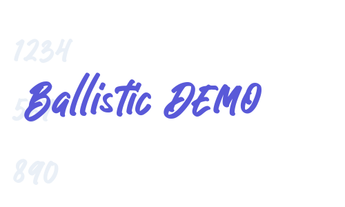 Ballistic DEMO Font Download