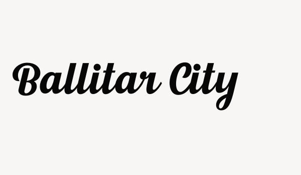 Ballitar City Font