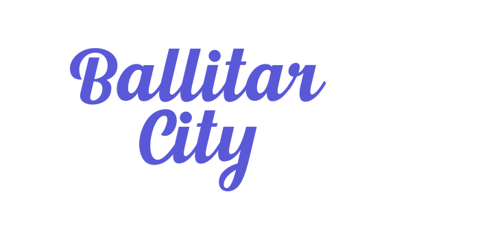 Ballitar City Font