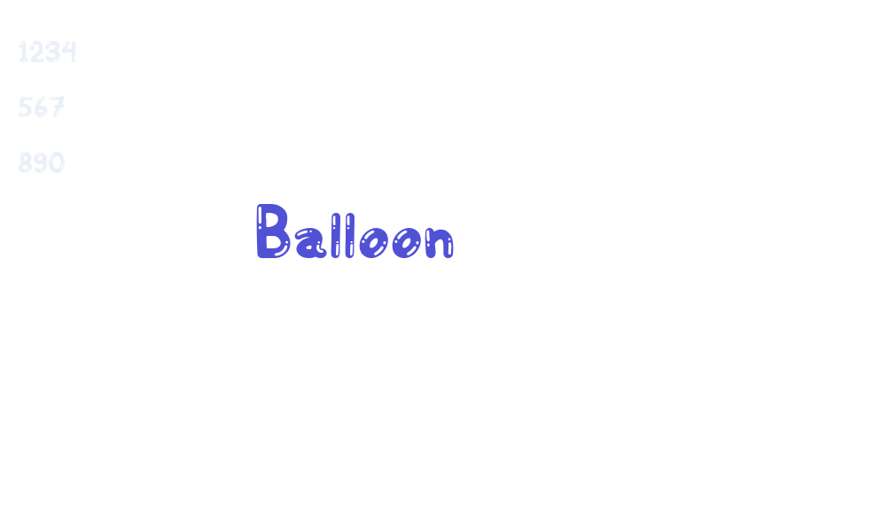 Balloon-font-download