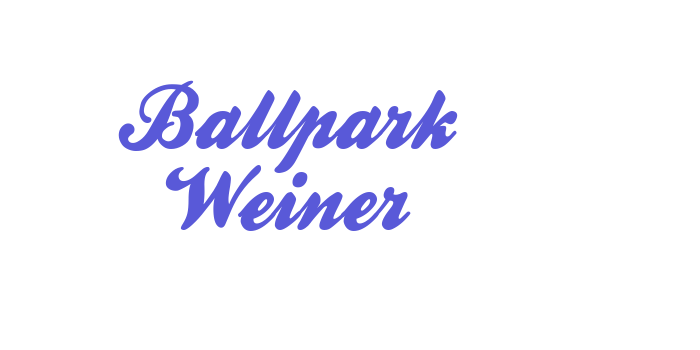 Ballpark Weiner Font Download