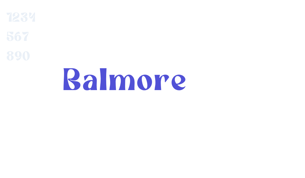 Balmore-font-download