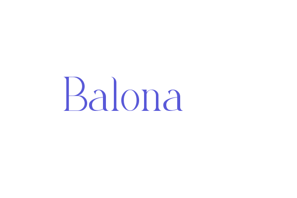 Balona Font