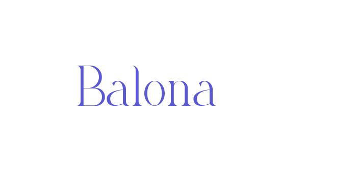 Balona Font Download