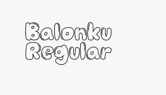 Balonku Regular font download