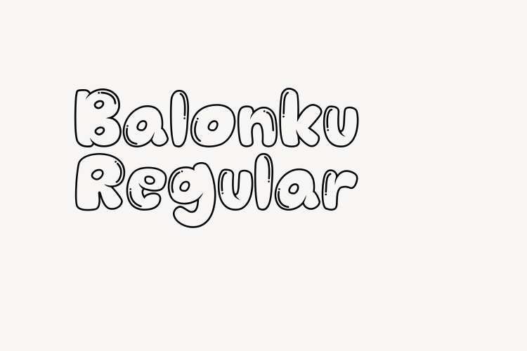 Balonku Regular font download