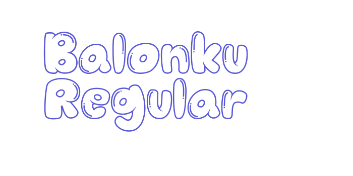 Balonku Regular Font