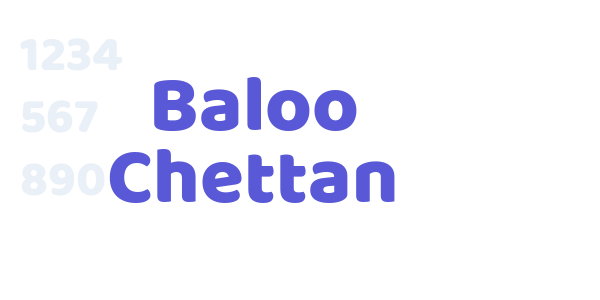 Baloo Chettan font