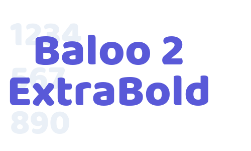 Baloo 2 ExtraBold Font