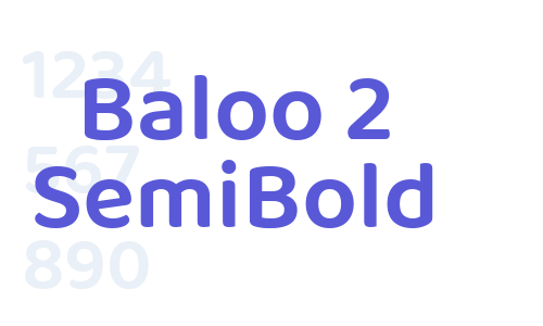 Baloo 2 SemiBold Font