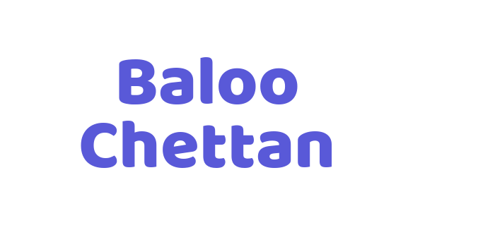 Baloo Chettan Font