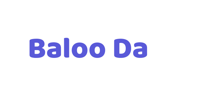 Baloo Da Font