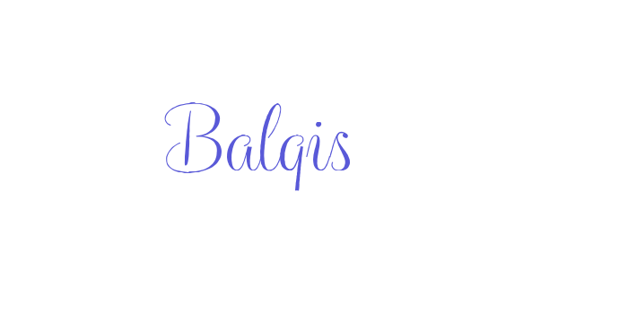 Balqis Font Download