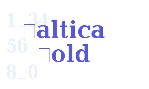 Baltica Bold Font Download