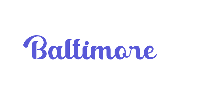 Baltimore Font Download