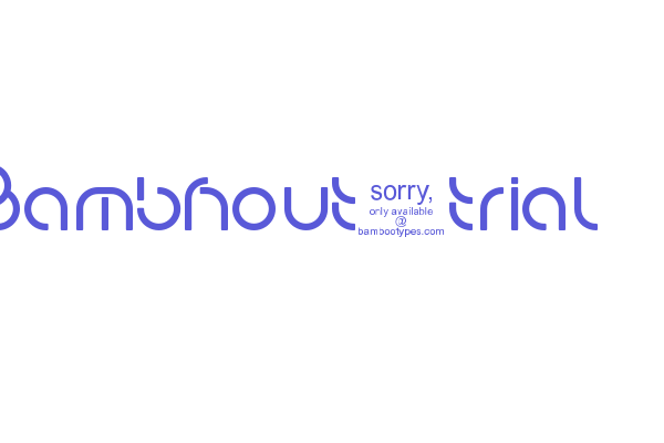 Bambhout_trial Font