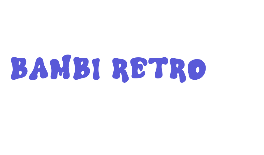 Bambi Retro Font