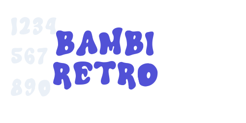 Bambi Retro-font-download