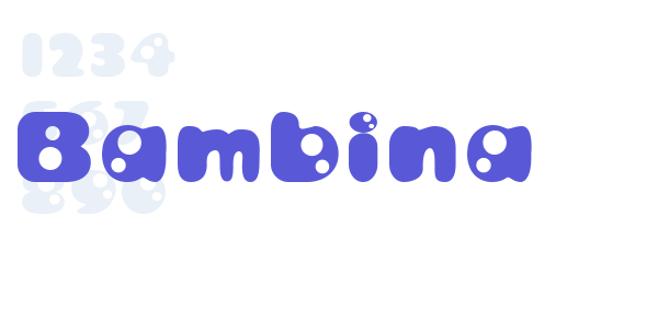 Bambina font free