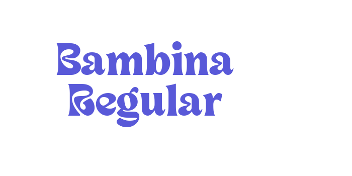 Bambina Regular Font Download