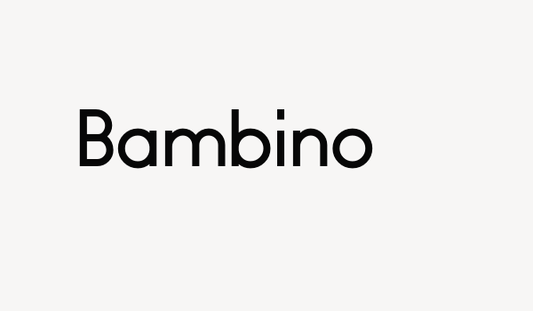 Bambino Font