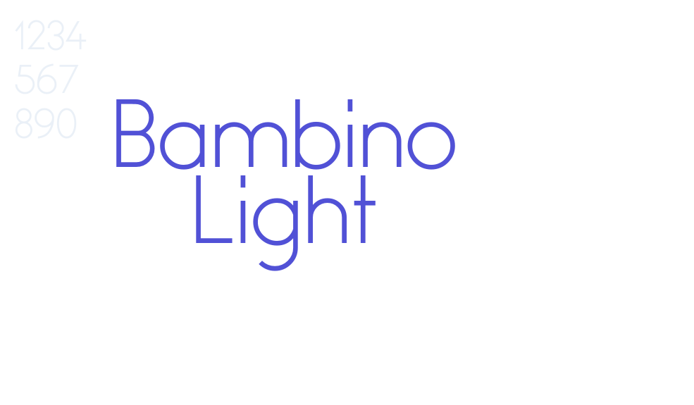 Bambino Light-font-download