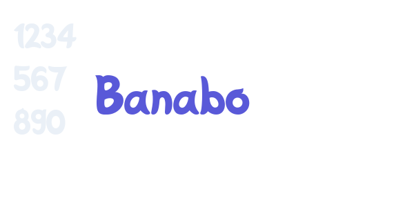 Banabo font free