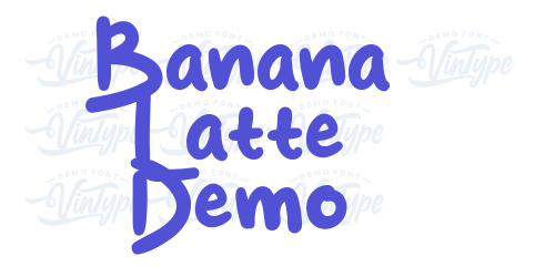 Banana Latte Demo-font-download