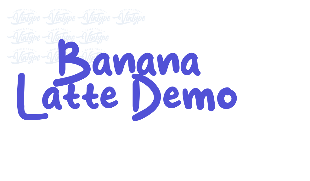 Banana Latte Demo-font-download