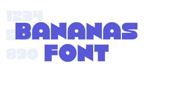 Bananas Font font free