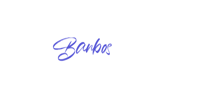 Banbos Font Download