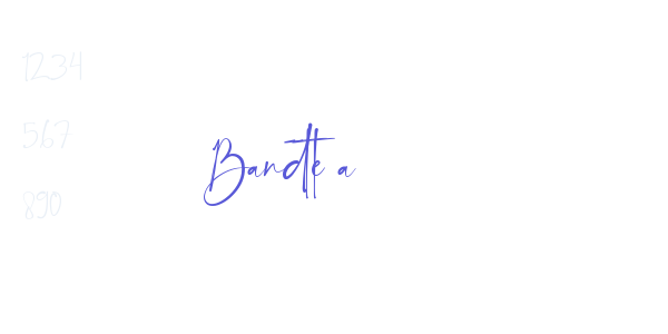 Bandetta font