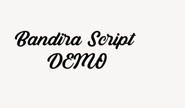 Bandira Script DEMO Font