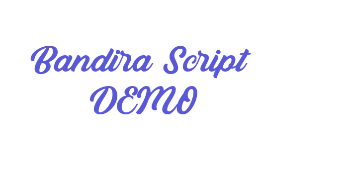 Bandira Script DEMO Font Download