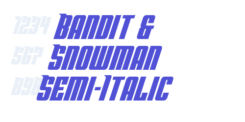 Bandit & Snowman Semi-Italic-font-download