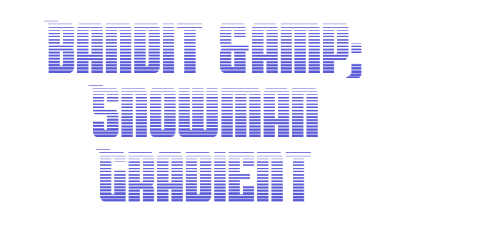 Bandit & Snowman Gradient Font