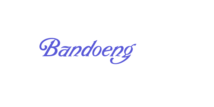 Bandoeng Font