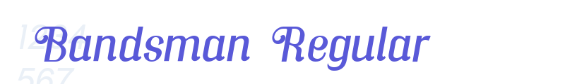 Bandsman Regular font download