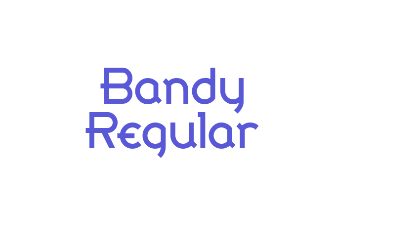 Bandy Regular Font