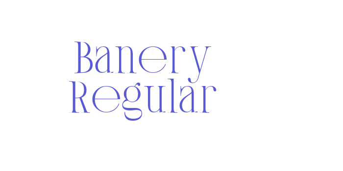 Banery Regular Font Download