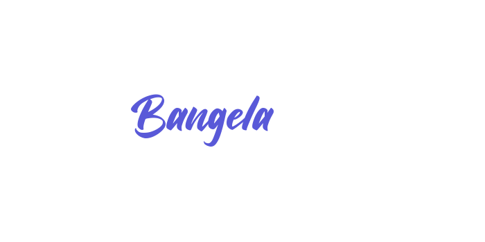 Bangela Font Download