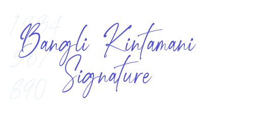 Bangli Kintamani Signature
