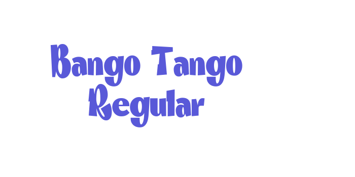 Bango Tango Regular Font Download