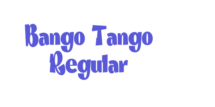 Bango Tango Regular Font