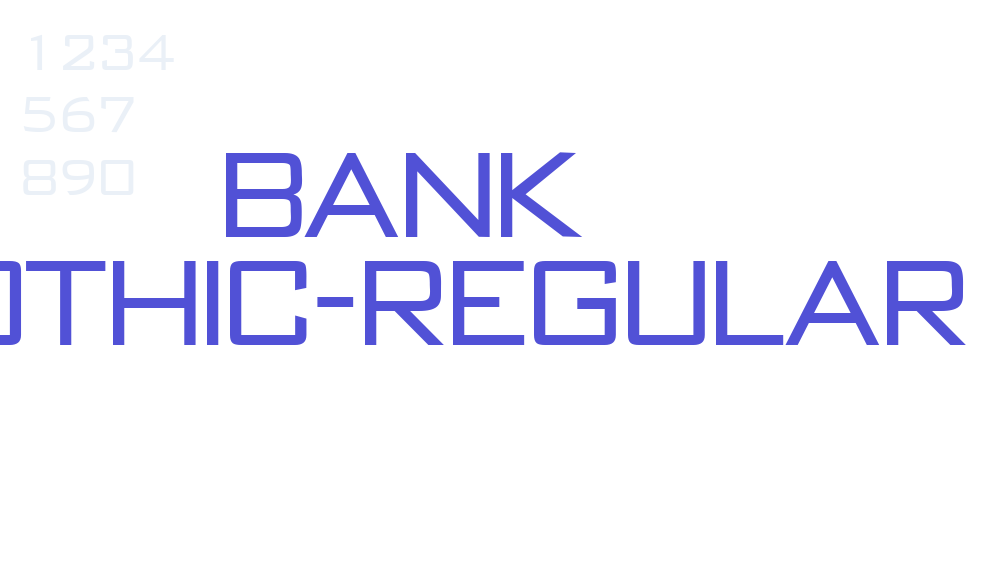 Bank Gothic-Regular-font-download