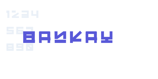 Bankay font free