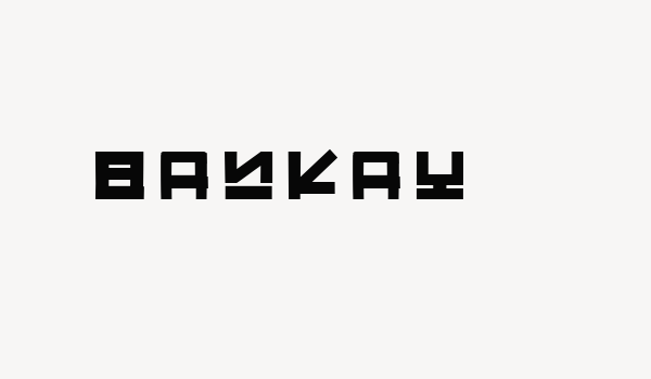 Bankay Font